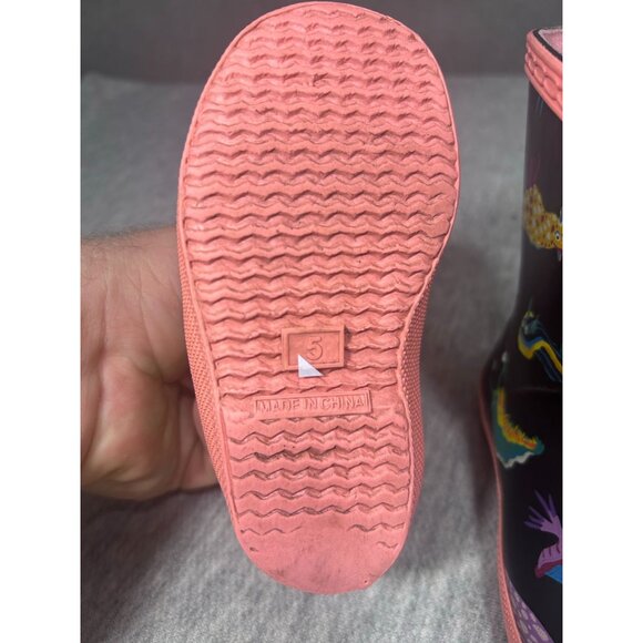 Hunter Original Boys Rubber Finish Wellington Boots Wellies Size 5 Black - Picture 2 of 7